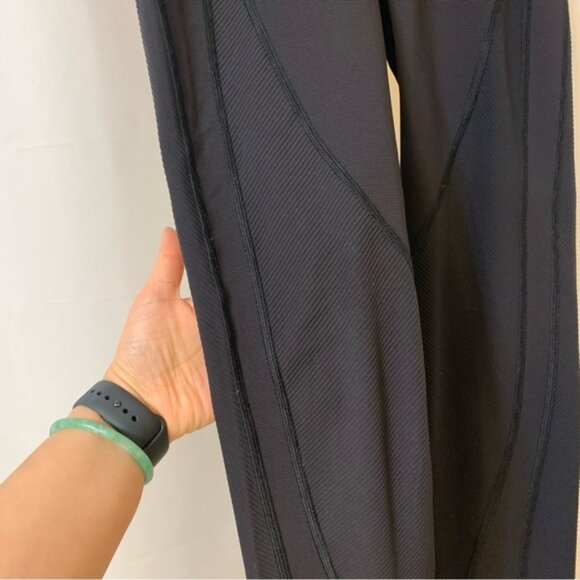 Lululemon Wunder Under High-Rise Tight Ribbed 28" Black Size 4 - Picture 3 of 8
